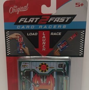 THE ORIGINAL FLAT 2 FAST CARD RACERS LOAD LAUNCH RACE